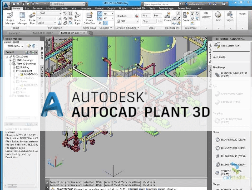 Formations autocad plant